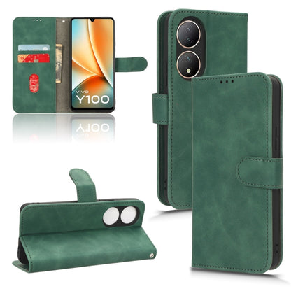 Skin Feel Magnetic Flip Leather Phone Case, For vivo S17 5G, For vivo Y100 5G