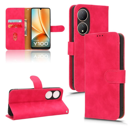 Skin Feel Magnetic Flip Leather Phone Case, For vivo S17 5G, For vivo Y100 5G