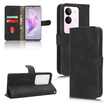 Skin Feel Magnetic Flip Leather Phone Case, For vivo S17 5G, For vivo Y100 5G