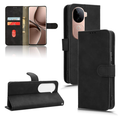 Skin Feel Magnetic Flip Leather Phone Case, For vivo X200 5G, For vivo X200 Pro mini 5G, For vivo X200 Pro 5G, For vivo V40e 5G India / iQOO Z9s 5G