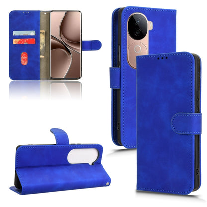 Skin Feel Magnetic Flip Leather Phone Case, For vivo X200 5G, For vivo X200 Pro mini 5G, For vivo X200 Pro 5G, For vivo V40e 5G India / iQOO Z9s 5G