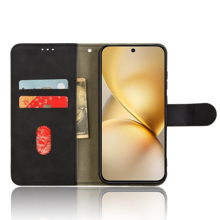 Skin Feel Magnetic Flip Leather Phone Case, For vivo X200 5G, For vivo X200 Pro mini 5G, For vivo X200 Pro 5G, For vivo V40e 5G India / iQOO Z9s 5G