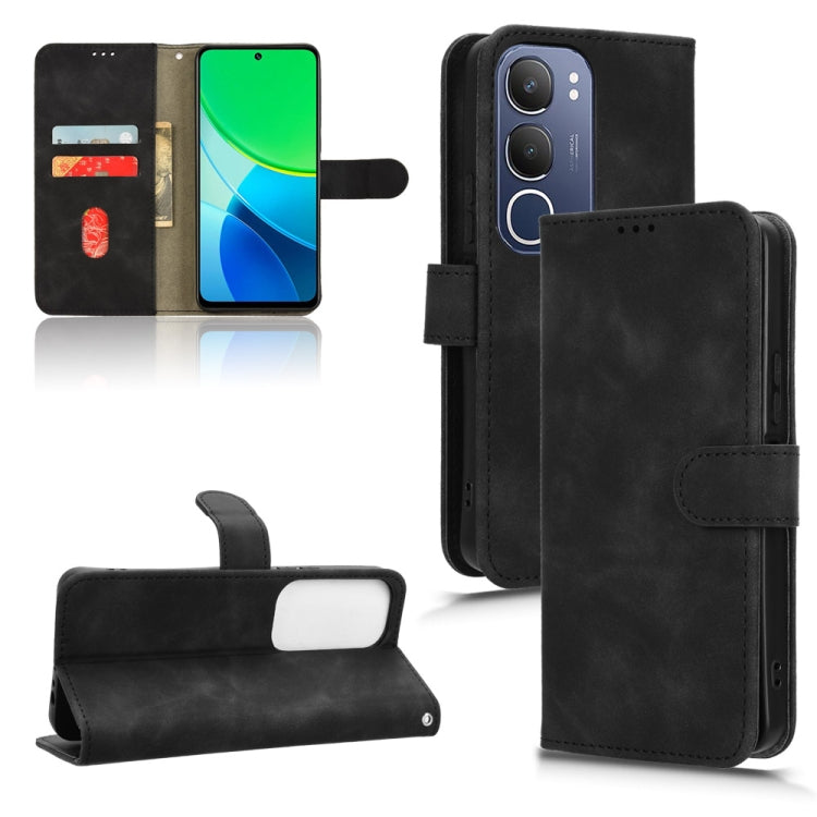 Skin Feel Magnetic Flip Leather Phone Case, For vivo Y04 4G, For vivo V50, For vivo iQOO 13, For vivo Y19s 4G Global