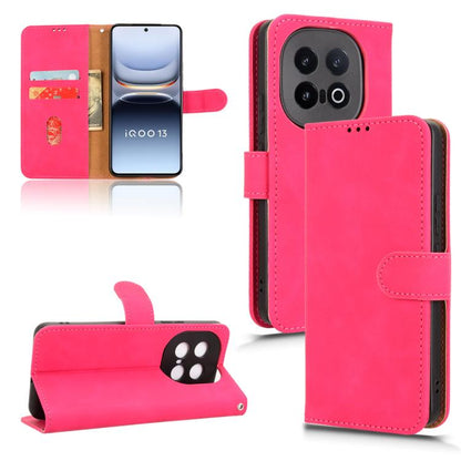 Skin Feel Magnetic Flip Leather Phone Case, For vivo Y04 4G, For vivo V50, For vivo iQOO 13, For vivo Y19s 4G Global