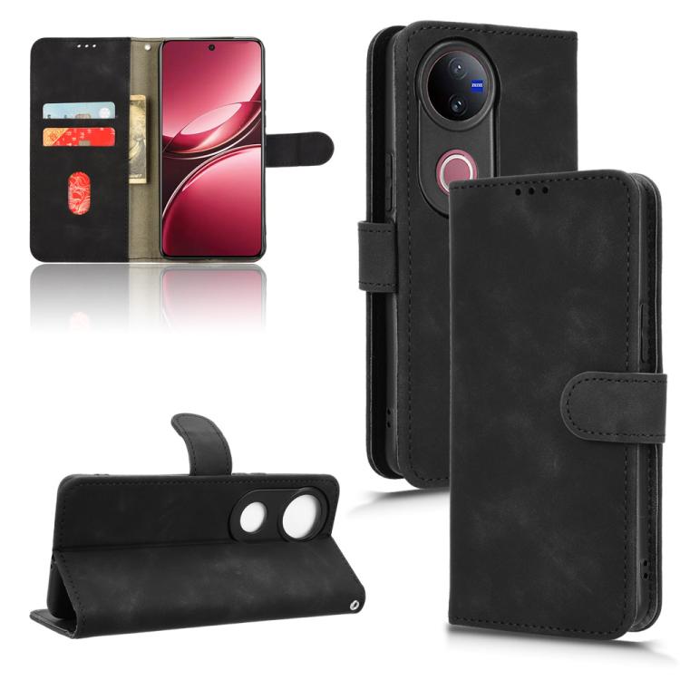 Skin Feel Magnetic Flip Leather Phone Case, For vivo Y04 4G, For vivo V50, For vivo iQOO 13, For vivo Y19s 4G Global