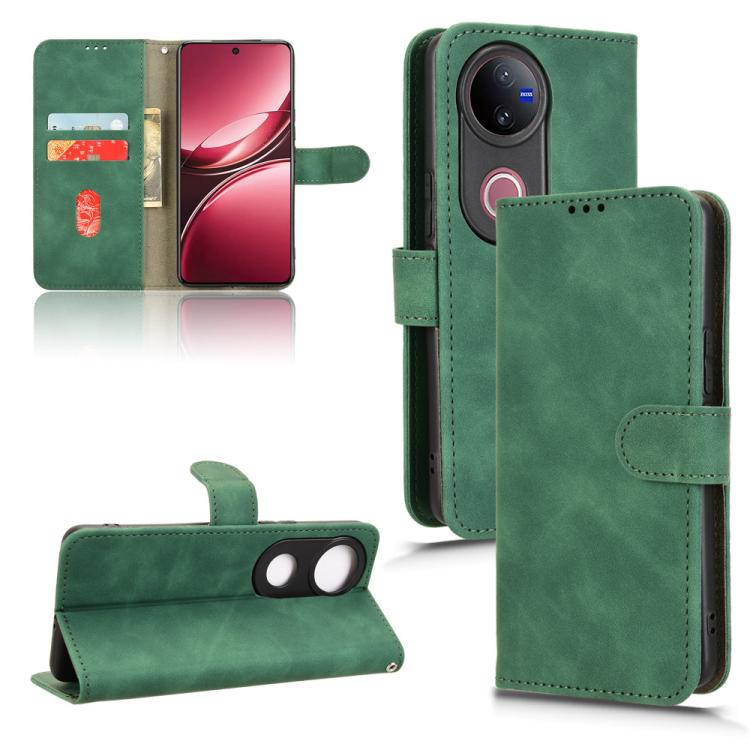 Skin Feel Magnetic Flip Leather Phone Case, For vivo Y04 4G, For vivo V50, For vivo iQOO 13, For vivo Y19s 4G Global