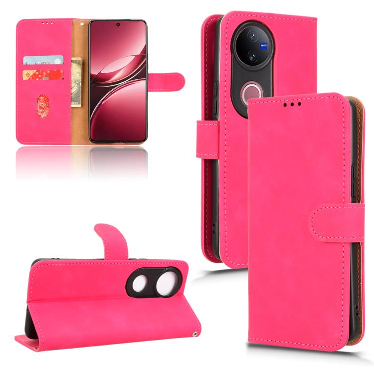 Skin Feel Magnetic Flip Leather Phone Case, For vivo Y04 4G, For vivo V50, For vivo iQOO 13, For vivo Y19s 4G Global