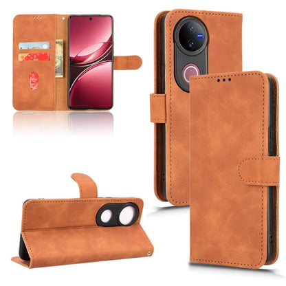 Skin Feel Magnetic Flip Leather Phone Case, For vivo Y04 4G, For vivo V50, For vivo iQOO 13, For vivo Y19s 4G Global
