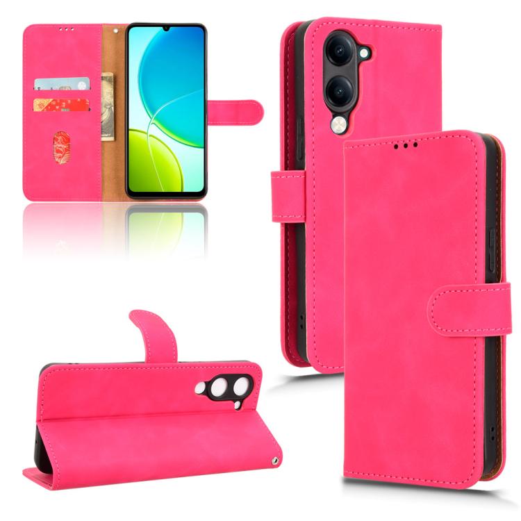 Skin Feel Magnetic Flip Leather Phone Case, For vivo Y04 4G, For vivo V50, For vivo iQOO 13, For vivo Y19s 4G Global
