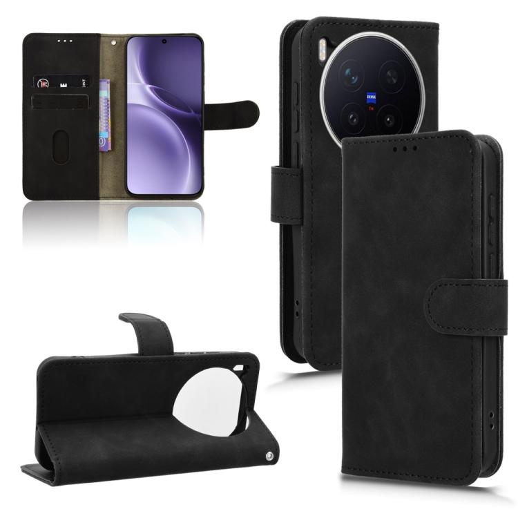 Skin Feel Magnetic Flip Leather Phone Case, For vivo Y500i 5G, For vivo S50 Pro mini 5G, For vivo iQOO 15, For vivo X300 Pro