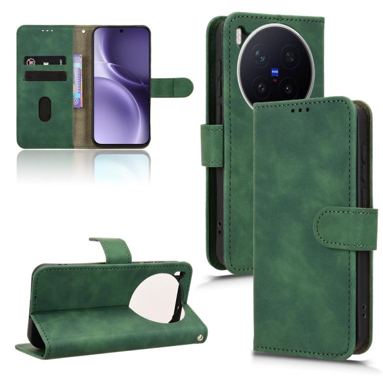 Skin Feel Magnetic Flip Leather Phone Case, For vivo Y500i 5G, For vivo S50 Pro mini 5G, For vivo iQOO 15, For vivo X300 Pro