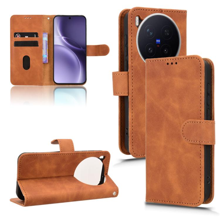 Skin Feel Magnetic Flip Leather Phone Case, For vivo Y500i 5G, For vivo S50 Pro mini 5G, For vivo iQOO 15, For vivo X300 Pro