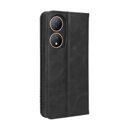 Magnetic Buckle Retro Texture Leather Phone Case, For vivo Y100 5G, For vivo Y33T / Y33s / Y21 / Y21s, For vivo Y33T 2023 V2317A