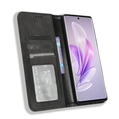 Magnetic Buckle Retro Texture Leather Phone Case, For vivo S17 5G / S17 Pro, For vivo S17e, For vivo Y78 Plus, For vivo Y16 / iQOO Z7i, For vivo Y100 5G, For vivo Y33T / Y33s / Y21 / Y21s