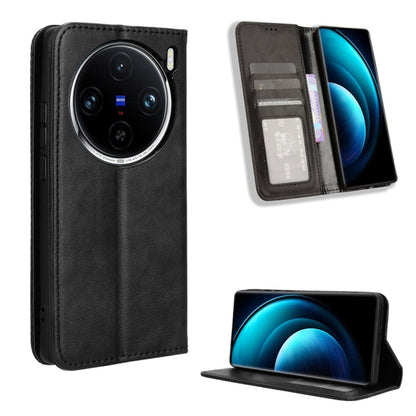 Magnetic Buckle Retro Texture Leather Phone Case, For vivo X100 5G, For vivo V29E / Y200 5G, For vivo Y17s 4G, For vivo V29e 5G, For vivo Y27 / Y36 5G / 4G, For vivo Y35+ 5G