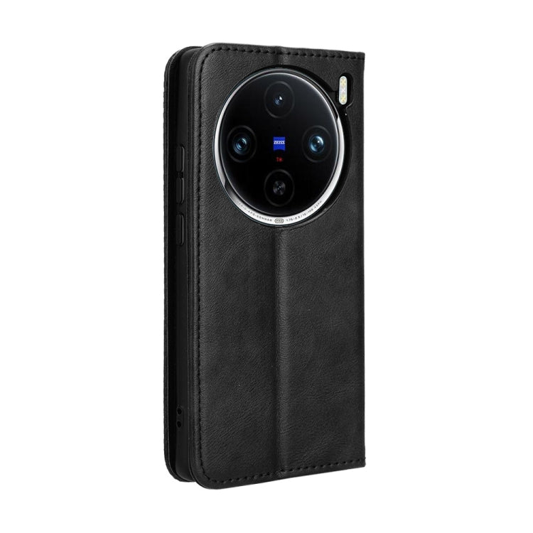 Magnetic Buckle Retro Texture Leather Phone Case, For vivo X100 5G, For vivo V29E / Y200 5G, For vivo Y17s 4G, For vivo V29e 5G, For vivo Y27 / Y36 5G / 4G, For vivo Y35+ 5G