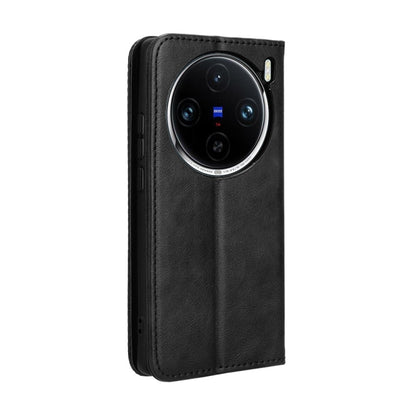 Magnetic Buckle Retro Texture Leather Phone Case, For vivo X100 5G, For vivo V29E / Y200 5G, For vivo Y17s 4G, For vivo V29e 5G, For vivo Y27 / Y36 5G / 4G, For vivo Y35+ 5G
