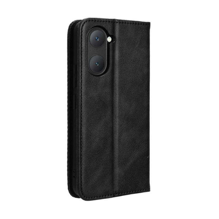 Magnetic Buckle Retro Texture Leather Phone Case, For vivo Y03 4G, For vivo Y200e 5G / Y100 5G IND, For vivo V30 5G / V30 Pro 5G, For vivo S18 5G / S18 Pro, For vivo S18e 5G, For vivo X100 Pro 5G