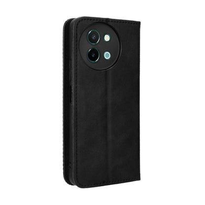 Magnetic Buckle Retro Texture Leather Phone Case, For vivo Y58 5G, For vivo S19 Pro 5G / V40 5G, For vivo S19 5G, For vivo Y28 4G, For vivo X100 Ultra 5G, For vivo Y38 5G / Y200i 5G