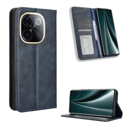 Magnetic Buckle Retro Texture Leather Phone Case, For vivo X200 Pro mini 5G, For vivo X200 Pro 5G, For vivo V40 Lite 4G / 5G IDN, For vivo V40e 5G / iQOO Z9S 5G, For vivo T3 Pro 5G / iQOO Z9S Pro 5G, For vivo V30e 5G / V40 Lite 5G
