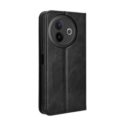 Magnetic Buckle Retro Texture Leather Phone Case, For vivo Y39 5G / Y300i, For vivo Y29 4G / T4x 5G, For vivo Y04 4G / Y29s 5G, For vivo V50 5G, For vivo Y19s 4G, For vivo X200 5G