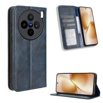 Magnetic Buckle Retro Texture Leather Phone Case, For vivo V60 5G, For vivo X200 FE / S30 Pro mini, For vivo X200s 5G, For vivo T4 5G / iQOO Z10 5G Global, For vivo X200 Ultra 5G, For vivo V50 Lite 5G / 4G