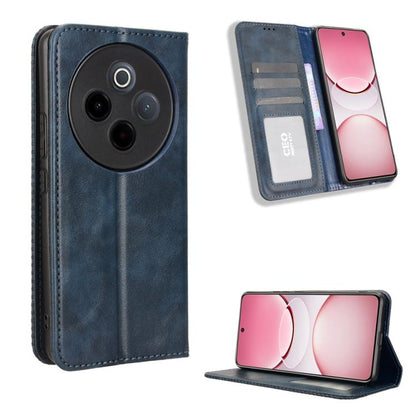 Magnetic Buckle Retro Texture Leather Phone Case, For vivo V60 5G, For vivo X200 FE / S30 Pro mini, For vivo X200s 5G, For vivo T4 5G / iQOO Z10 5G Global, For vivo X200 Ultra 5G, For vivo V50 Lite 5G / 4G