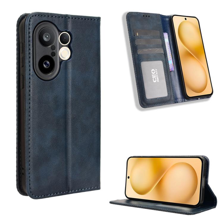 Magnetic Buckle Retro Texture Leather Phone Case, For vivo V60 5G, For vivo X200 FE / S30 Pro mini, For vivo X200s 5G, For vivo T4 5G / iQOO Z10 5G Global, For vivo X200 Ultra 5G, For vivo V50 Lite 5G / 4G
