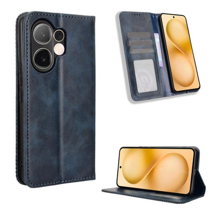 Magnetic Buckle Retro Texture Leather Phone Case, For vivo V60 5G, For vivo X200 FE / S30 Pro mini, For vivo X200s 5G, For vivo T4 5G / iQOO Z10 5G Global, For vivo X200 Ultra 5G, For vivo V50 Lite 5G / 4G
