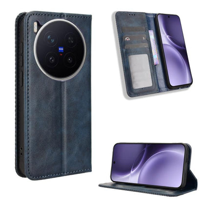 Magnetic Buckle Retro Texture Leather Phone Case, For vivo iQOO 15 5G, For vivo X300 Pro, For vivo X300, For vivo V60 Lite 4G / 5G, For vivo Y31 5G 2025, For vivo Y400 4G / 5G / iQOO Z10 Lite 4G