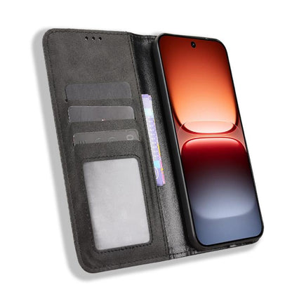 Magnetic Buckle Retro Texture Leather Phone Case, For vivo iQOO 15 5G, For vivo X300 Pro, For vivo X300, For vivo V60 Lite 4G / 5G, For vivo Y31 5G 2025, For vivo Y400 4G / 5G / iQOO Z10 Lite 4G