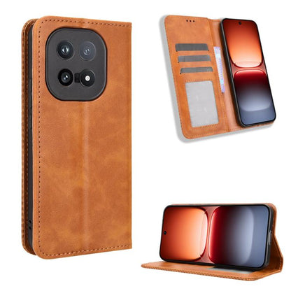 Magnetic Buckle Retro Texture Leather Phone Case, For vivo iQOO 15 5G, For vivo X300 Pro, For vivo X300, For vivo V60 Lite 4G / 5G, For vivo Y31 5G 2025, For vivo Y400 4G / 5G / iQOO Z10 Lite 4G