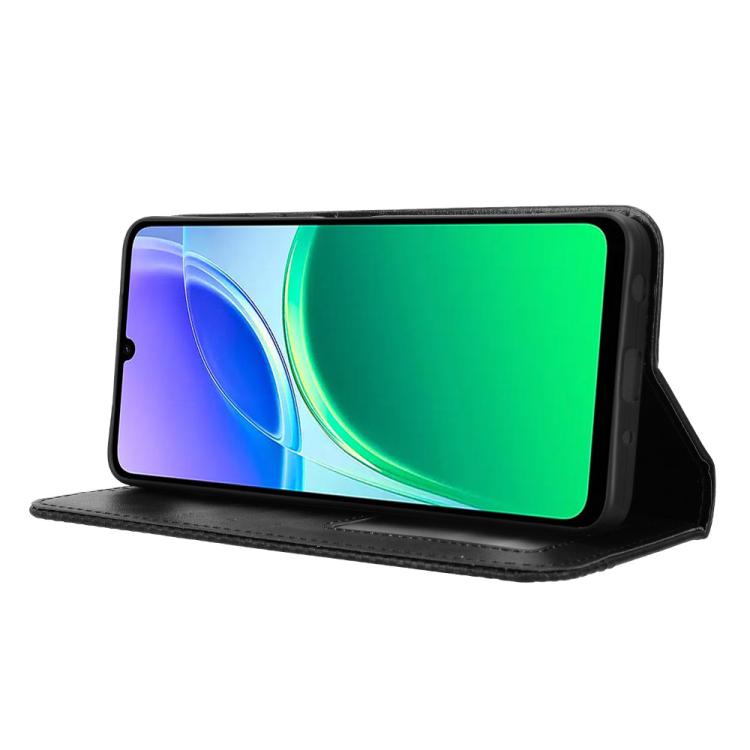 Magnetic Buckle Retro Texture Leather Phone Case, For vivo Y21 5G / Y05 4G, For vivo V70 FE 5G, For vivo V70 5G / V70 Elite 5G, For vivo iQOO Z11 Turbo 5G / 15R 5G, For vivo Y31d 4G / Y500i 5G, For vivo Y500 Pro 5G