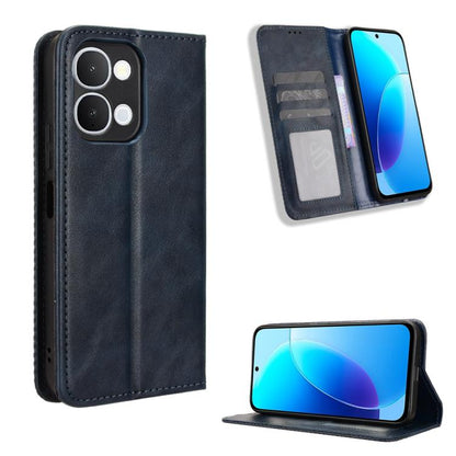 Magnetic Buckle Retro Texture Leather Phone Case, For vivo Y21 5G / Y05 4G, For vivo V70 FE 5G, For vivo V70 5G / V70 Elite 5G, For vivo iQOO Z11 Turbo 5G / 15R 5G, For vivo Y31d 4G / Y500i 5G, For vivo Y500 Pro 5G
