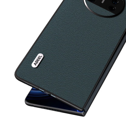 ABEEL Genuine Leather Wave Black Edge Phone Case, For Huawei Mate X3, For Huawei Mate 60 Mobile Accessories - APEXEL INDIA - Mobile Lens - Mobile Camera Lens - Cellphone Accessories - Phone Lens - Smartphone Lens