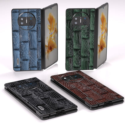 ABEEL Genuine Leather Mahjong Texture Series Phone Case, For Huawei Mate X3, For Huawei Mate 60 Mobile Accessories - APEXEL INDIA - Mobile Lens - Mobile Camera Lens - Cellphone Accessories - Phone Lens - Smartphone Lens