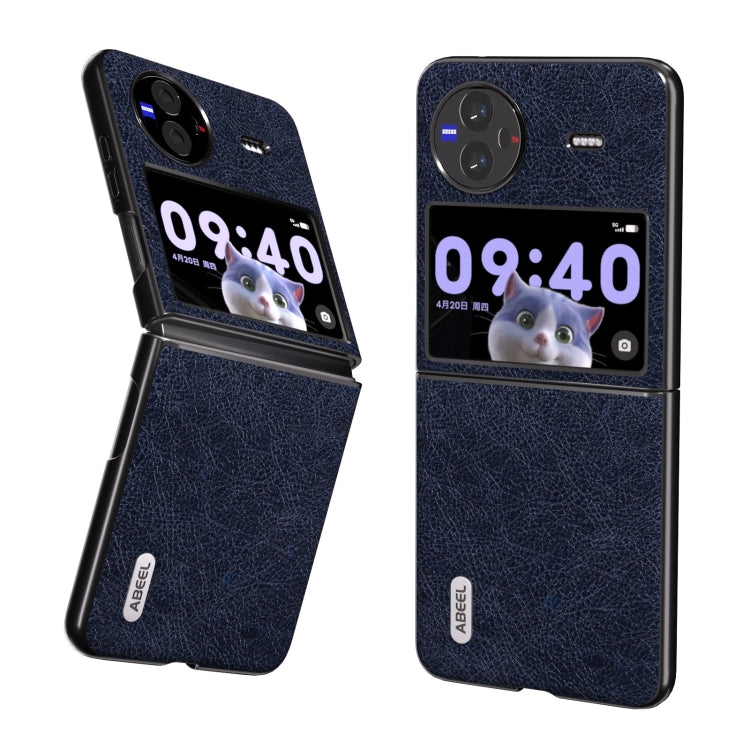 ABEEL Retro Litchi Texture PU Phone Case, For vivo X Flip, For vivo X Fold2 OPPO &amp; vivo Accessories - APEXEL INDIA - Mobile Lens - Mobile Camera Lens - Cellphone Accessories - Phone Lens - Smartphone Lens