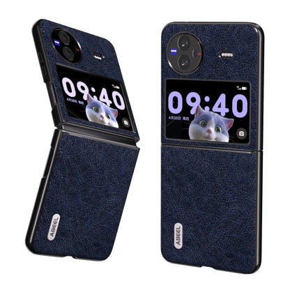 ABEEL Retro Litchi Texture PU Phone Case, For vivo X Flip, For vivo X Fold2 OPPO &amp; vivo Accessories - APEXEL INDIA - Mobile Lens - Mobile Camera Lens - Cellphone Accessories - Phone Lens - Smartphone Lens