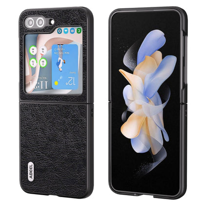 ABEEL Retro Litchi Texture PU Phone Case, For Samsung Galaxy Z Flip5, For Samsung Galaxy Z Fold5 engabe3721 Samsung Accessories - APEXEL INDIA - Mobile Lens - Mobile Camera Lens - Cellphone Accessories - Phone Lens - Smartphone Lens