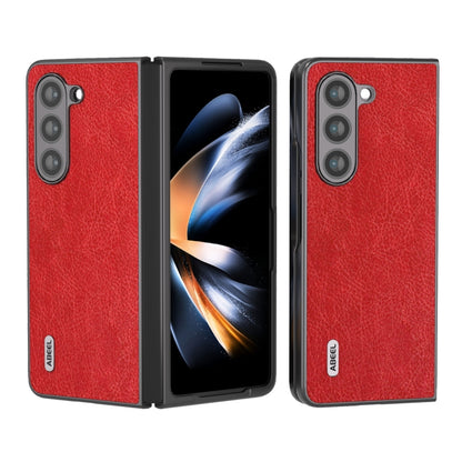 ABEEL Retro Litchi Texture PU Phone Case, For Samsung Galaxy Z Flip5, For Samsung Galaxy Z Fold5 engabe3721 Samsung Accessories - APEXEL INDIA - Mobile Lens - Mobile Camera Lens - Cellphone Accessories - Phone Lens - Smartphone Lens