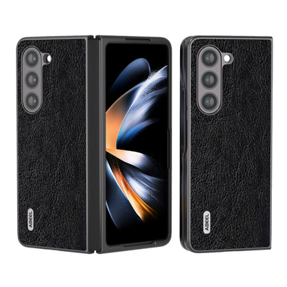 ABEEL Retro Litchi Texture PU Phone Case, For Samsung Galaxy Z Flip5, For Samsung Galaxy Z Fold5 engabe3721 Samsung Accessories - APEXEL INDIA - Mobile Lens - Mobile Camera Lens - Cellphone Accessories - Phone Lens - Smartphone Lens
