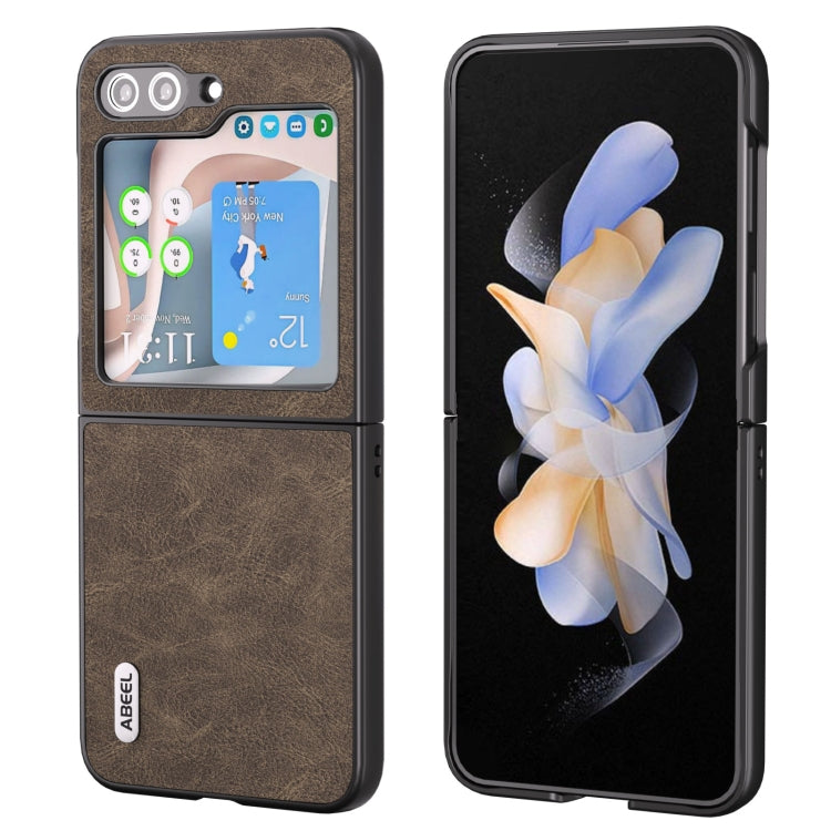 ABEEL Dream Litchi Texture PU Phone Case, For Samsung Galaxy Z Flip5, For Samsung Galaxy Z Fold5 Samsung Accessories - APEXEL INDIA - Mobile Lens - Mobile Camera Lens - Cellphone Accessories - Phone Lens - Smartphone Lens