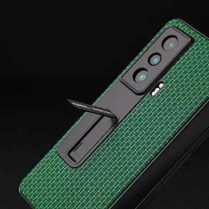 ABEEL Integrated Genuine Leather Luxury Series Phone Case with Holder, For Honor Magic Vs engabe3723 Mobile Accessories - APEXEL INDIA - Mobile Lens - Mobile Camera Lens - Cellphone Accessories - Phone Lens - Smartphone Lens