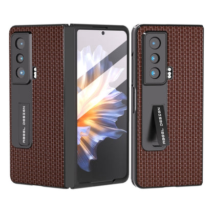 ABEEL Integrated Genuine Leather Luxury Series Phone Case with Holder, For Honor Magic Vs engabe3723 Mobile Accessories - APEXEL INDIA - Mobile Lens - Mobile Camera Lens - Cellphone Accessories - Phone Lens - Smartphone Lens