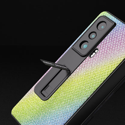 ABEEL Integrated Diamond Series Phone Case with Holder, For Honor Magic Vs engabe3724 Mobile Accessories - APEXEL INDIA - Mobile Lens - Mobile Camera Lens - Cellphone Accessories - Phone Lens - Smartphone Lens