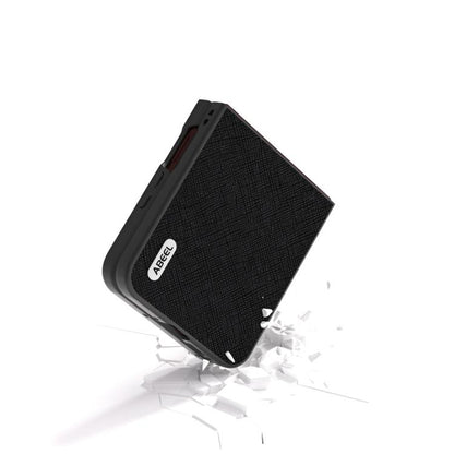 ABEEL Cross Texture Genuine Leather Phone Case, For Motorola Razr 60 Ultra, For Motorola Razr 40, For Motorola Razr 40 Ultra Mobile Accessories - APEXEL INDIA - Mobile Lens - Mobile Camera Lens - Cellphone Accessories - Phone Lens - Smartphone Lens