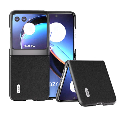 ABEEL Genuine Leather Luolai Series Phone Case, For Motorola Razr 60 Ultra, For Motorola Razr 50 Ultra, For Motorola Razr 50, For Motorola Razr 40, For Motorola Razr 40 Ultra Mobile Accessories - APEXEL INDIA - Mobile Lens - Mobile Camera Lens - Cellphone Accessories - Phone Lens - Smartphone Lens