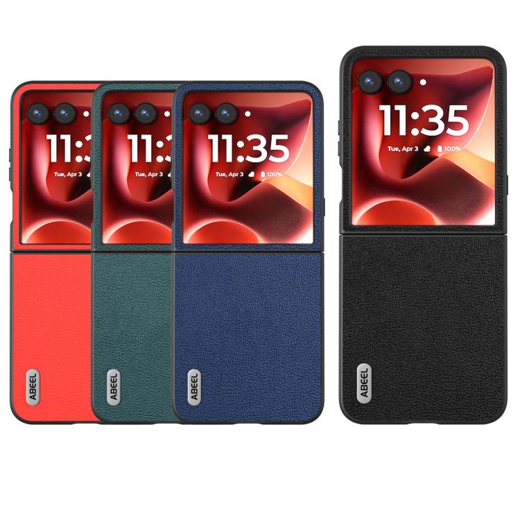 ABEEL Genuine Leather Luolai Series Phone Case, For Motorola Razr 60 Ultra, For Motorola Razr 50 Ultra, For Motorola Razr 50, For Motorola Razr 40, For Motorola Razr 40 Ultra Mobile Accessories - APEXEL INDIA - Mobile Lens - Mobile Camera Lens - Cellphone Accessories - Phone Lens - Smartphone Lens