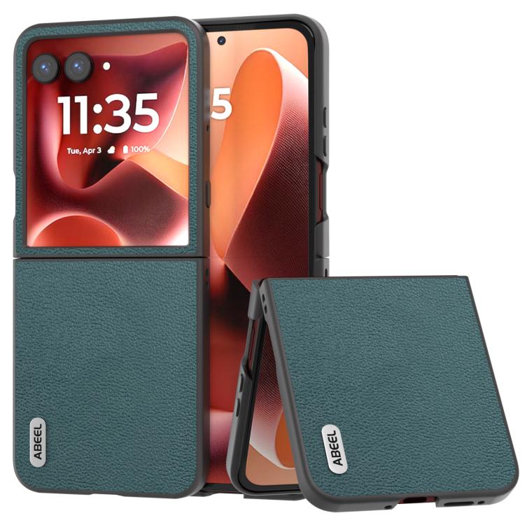 ABEEL Genuine Leather Luolai Series Phone Case, For Motorola Razr 60 Ultra, For Motorola Razr 50 Ultra, For Motorola Razr 50, For Motorola Razr 40, For Motorola Razr 40 Ultra Mobile Accessories - APEXEL INDIA - Mobile Lens - Mobile Camera Lens - Cellphone Accessories - Phone Lens - Smartphone Lens