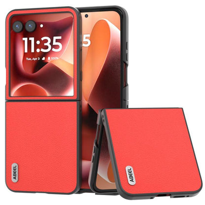 ABEEL Genuine Leather Luolai Series Phone Case, For Motorola Razr 60 Ultra, For Motorola Razr 50 Ultra, For Motorola Razr 50, For Motorola Razr 40, For Motorola Razr 40 Ultra Mobile Accessories - APEXEL INDIA - Mobile Lens - Mobile Camera Lens - Cellphone Accessories - Phone Lens - Smartphone Lens